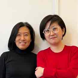 Wang Hong-Kai  王虹凯 and Hu Ching-Fang  胡晴舫 directrice du Centre Culturel de Taïwan à Paris