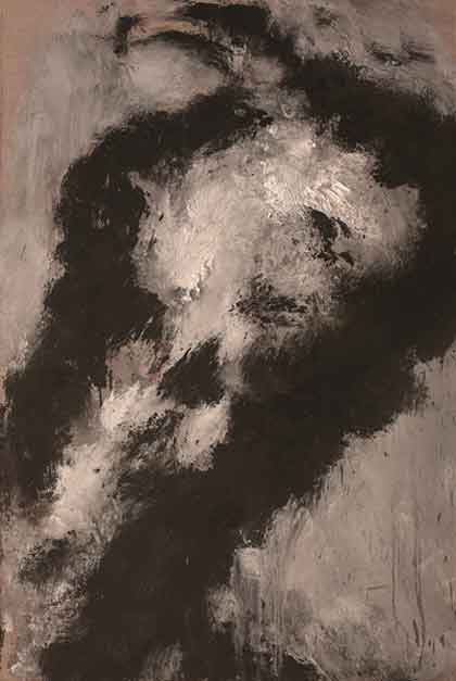 Zhang Fangbai  张方白 -  Eagle 014.7  - Oil on canvas  -  2014 
