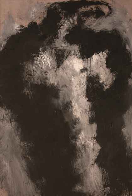 Zhang Fangbai  张方白 -  Eagle 014.7  - Oil on canvas  -  2014 