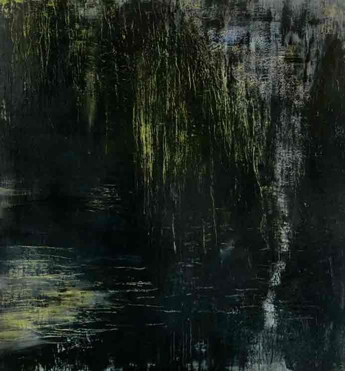  Chung-Hsi Han -  Black Source  -  Oil on canvas  160 x 150 cm  -  2022 portrait  -  chinesenewart