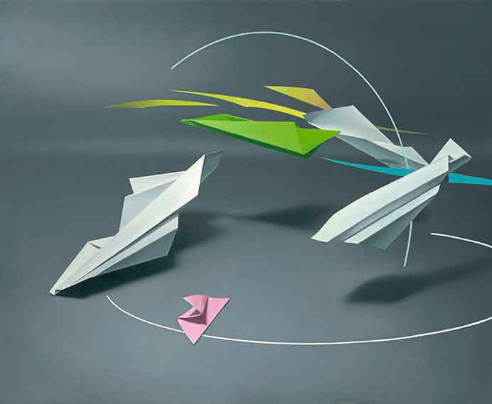 Lin Hung-Hsin  林宏信  -  Simple Composition  10  -  Oil on canvas  53 x 65 cm  -  2021