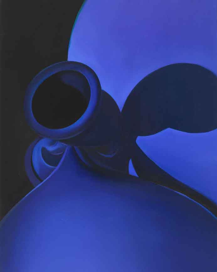 Liu Cong  刘聪  -  Blue Hole  -  Oil on canvas  110 x 80 cm (x 4 pieces)  -  2020
