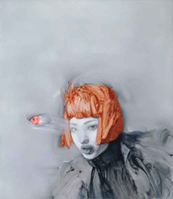 Liu Hong  刘虹  - The Fish with Amnesia 37  -  150 x 130 cm  -  oil on canvas