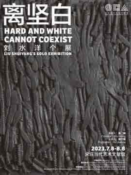 离坚白  Hard and White cannot Coexist  - 刘水洋个展  Liu Shuiyang's Solo Exhibition  08.07 08.08  Songzhuan Contemporary Art Archive  Beijing  -  poster