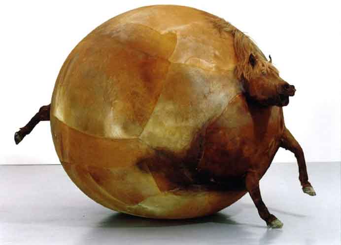 Yang Maoyuan  杨茂源   -  作品  -  Horse skin dyed and inflated