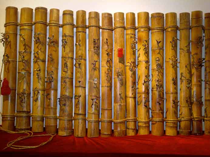 Feng Jin  金锋  -  Neo-Bronze Age II  -  Copper & Bamboo  70 x 40 x 7 cm